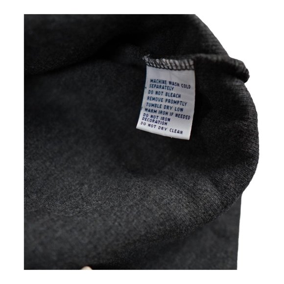 VTG Polo Ralph Lauren Sweater Men's Large Dark Gray Mock Neck Quarter Preppy - Picture 8 of 10
